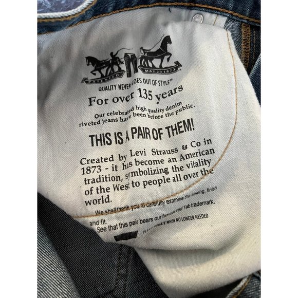 Levi Strauss Jeans 559 Relaxed Straight Blue Size 33 - Picture 6 of 6